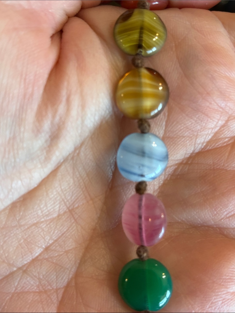 ✨ 3/$15 ✨ Handmade Multicolor Bead Necklace - Picture 2 of 3